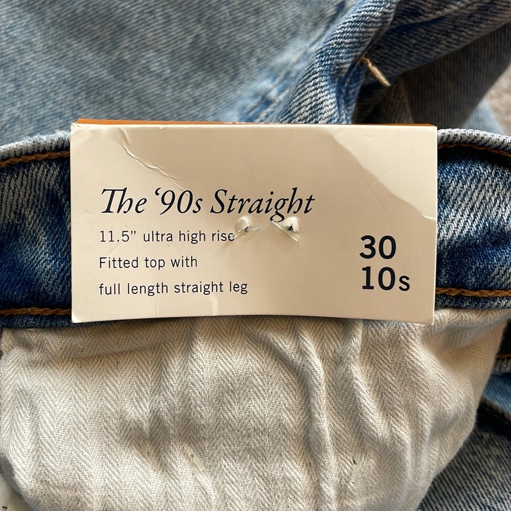 Abercrombie Ultra High Rise 90s Straight Jean - Picture 7 of 7